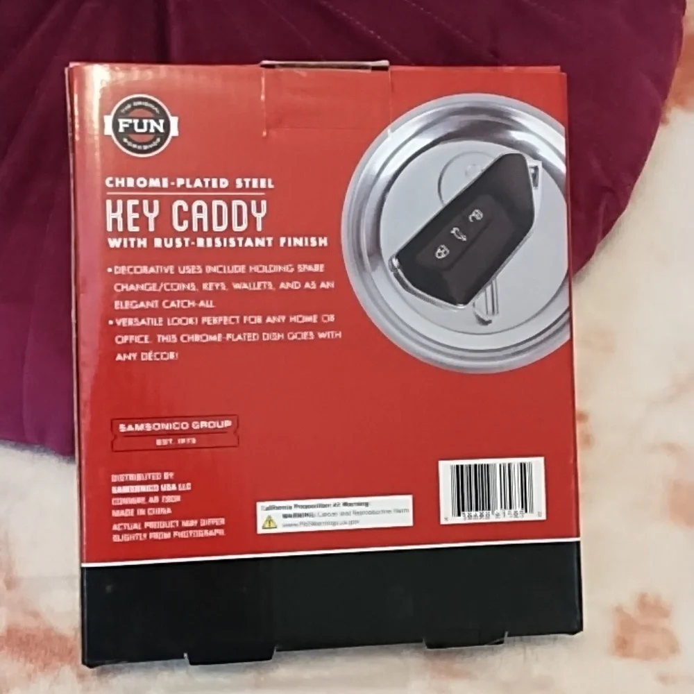 Key Caddy NWT Chrome Plated Steel